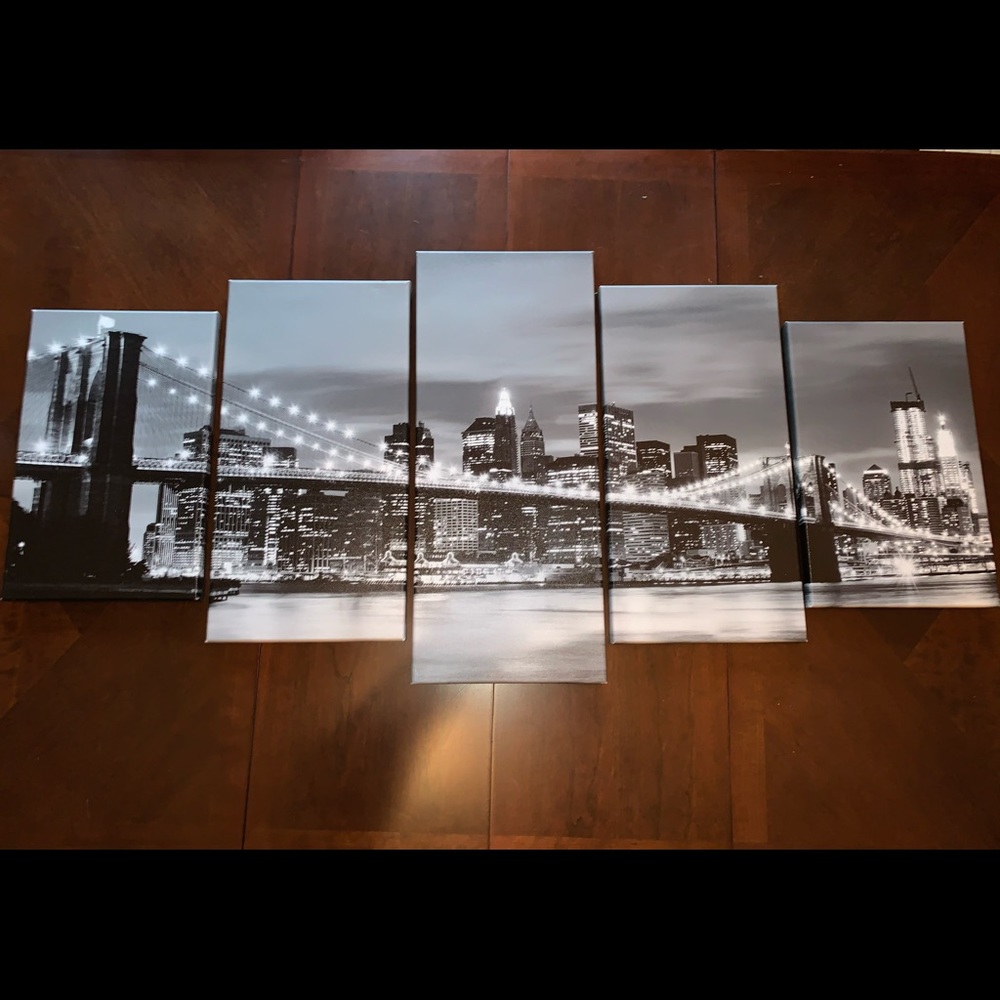 Bridge 5 pc. Wall Art